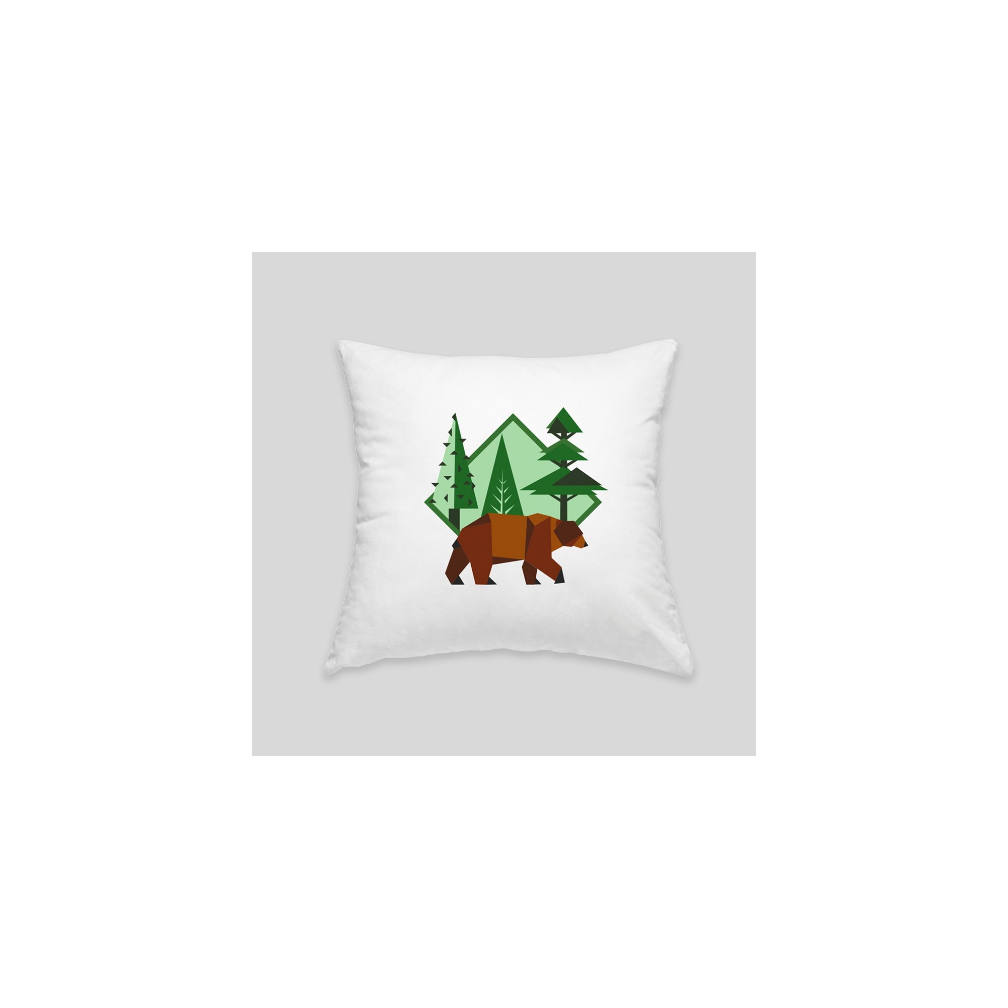 Brown bear cushion