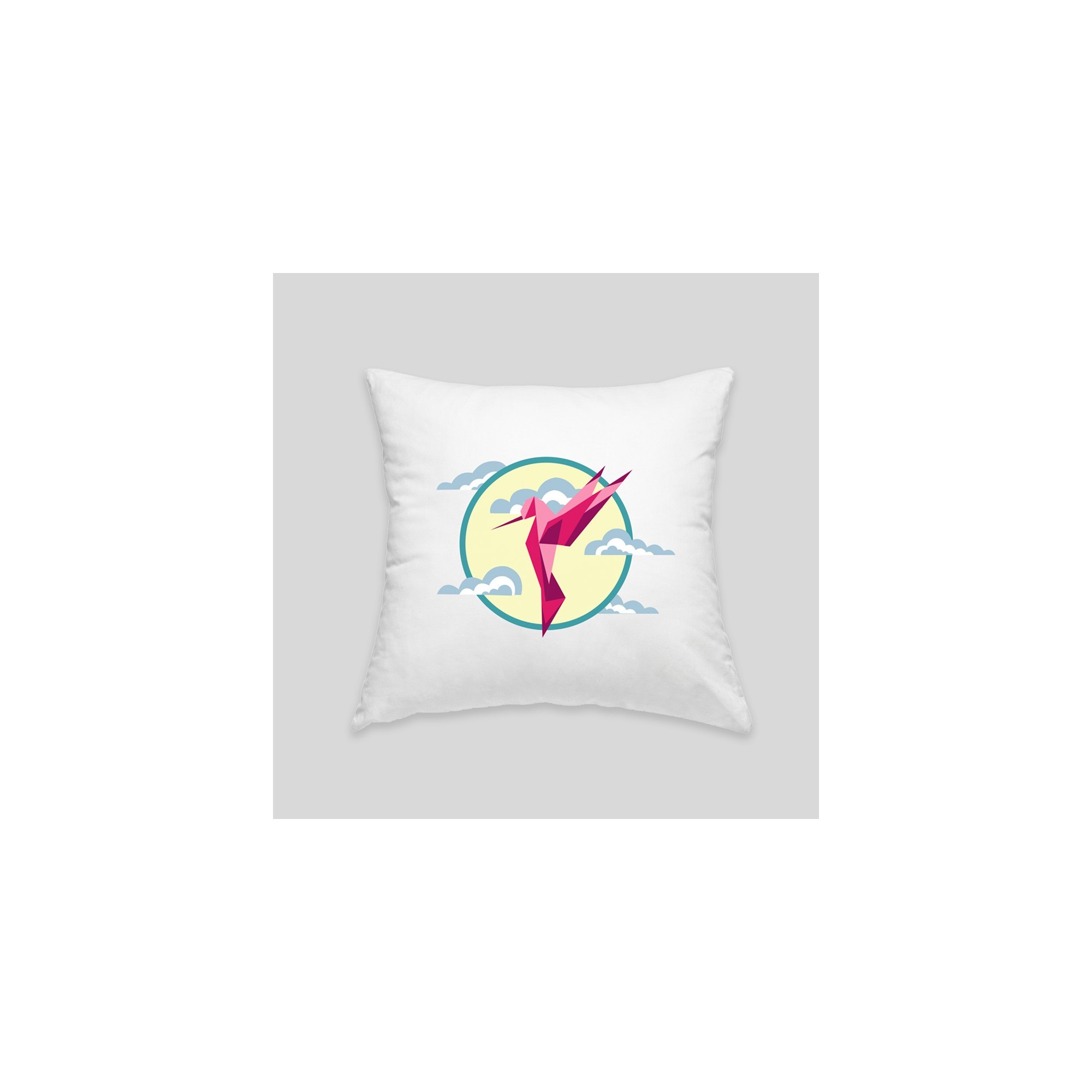 Hummingbird cushion