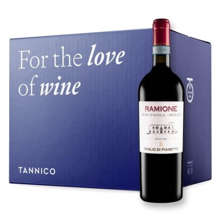 Sicilia Merlot Nero d'Avola DOC "Ramione" 2019 - Baglio di Pianetto (6 bottiglie)
